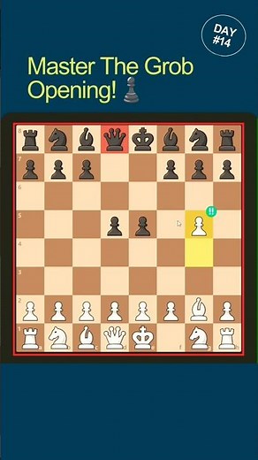 Learn The Grob Opening #shorts