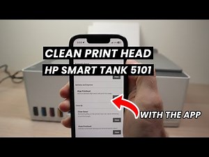 How to Clean Print Head of HP Smart Tank 5101 Printer With the App