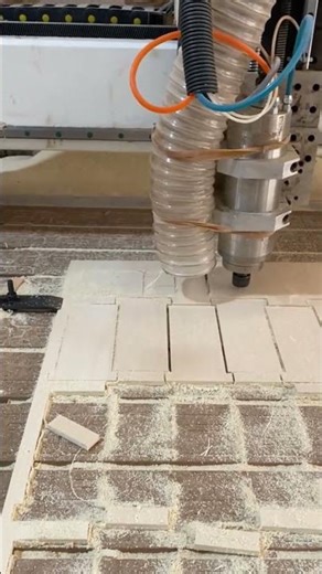 Wooden Rectangular Building Blocks Machine Cutting Process In China Factory #woodworking