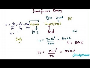 Transformer Rating, Voltage Regulation, Efficiency & Losses in a Transformer
