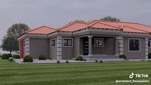 4 Bedrooms House Plan Design for African Homes
