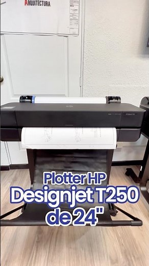 HP Designjet T250 Plotter #multicopy #parati #hp #design #architecture