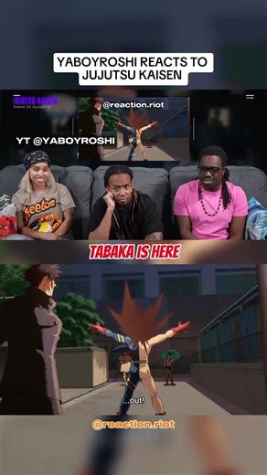 join my discord server for the full uncut jjk reactions from yaboyroshi #megumi #jujutsukaisen #anime #animereaction #reaction