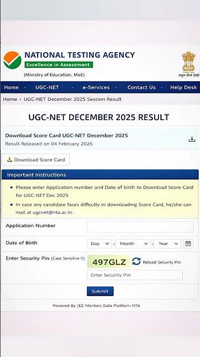 UGC NET December 2025 Result OUT 🔥 | Check Scorecard & Qualification Status