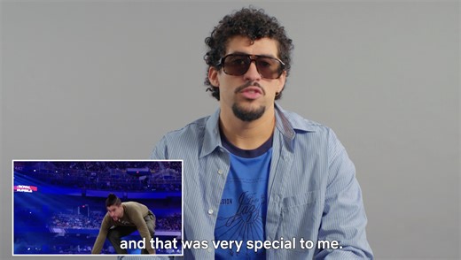 "I'm Bad Bunny. The greatest celebrity wrestler of all time." Bad Bunny reacting to some of his best WWE highlights 😂 #WWE #badbunny #badbunnypr | NetflixSports