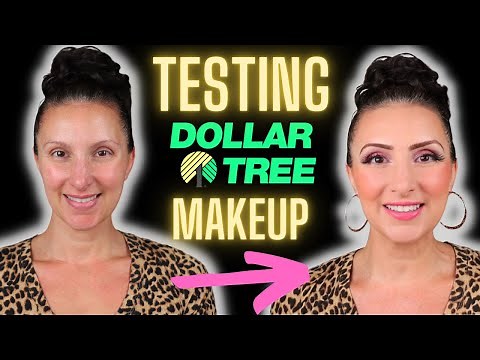 Testing NEW Dollar Tree Makeup | Full face of first impressions | B Pure Essentially Ageless
