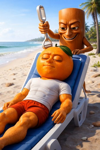 Explore Italian Culture Through Tung Tung's Orange Peeling