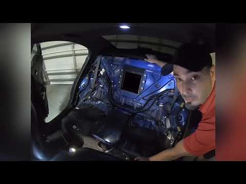 Remove, repair, install and test subwoofer on Lexus ISF, IS250 and IS350 2008-2013