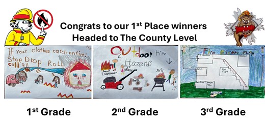 🔥 Fire Prevention Art Contest 2025! 🎨✨ Just like every year, this year’s Fire Prevention Art Contest aimed to spark creativity while raising awareness about fire safety. By engaging children and the community, the contest encouraged everyone to visually share important safety messages in a fun and memorable way! Students explored three key topics: 🏠 Creating a home fire escape plan 🌳 Identifying up to 3 outdoor fire hazards 🧯 Knowing what to do if your clothes catch on fire These creative p