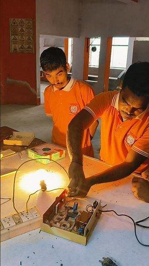 Electrician practical #experiment #skill_test #shortvideo