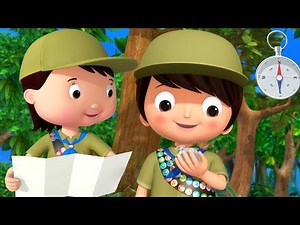 Learning Directions with a Compass | Fun Baby Songs | Classic Baby Songs