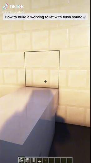 How to Build a Working Toilet in Minecraft