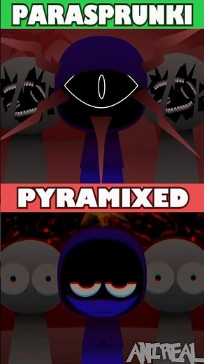 Incredibox Sprunki Pyramixed Parasite Mod 🦠 VS Sprunki Pyramixed OG *HORROR VERSION* 😭