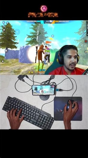 Free fire keyborad mouse gameplay | gaming shorts | #shorts