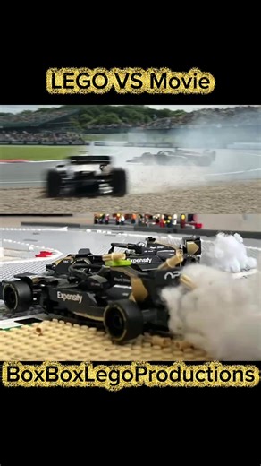 F1 The Movie Comparison with LEGO Recreation