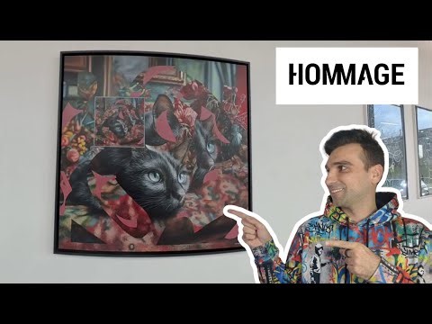 Paris Street Art Tour: Mathgoth Gallery "Hommage" & The Toy Car