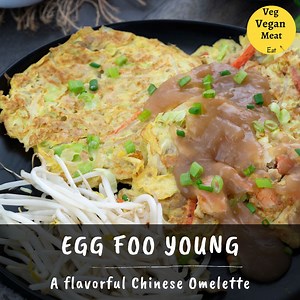 Egg Foo Young is a super delicious, flavor-packed classic Chinese Omelette. It is usually made with beaten eggs, veggies, bean sprouts, and protein like chicken or shrimp and served with a flavor bursting brown gravy. This Egg Foo Young is one of the best omelette dishes that can be enjoyed as a main course meal with rice for lunch and dinner. You can also serve it as an appetizer using the gravy as a dipping sauce. | Yellow Chili's