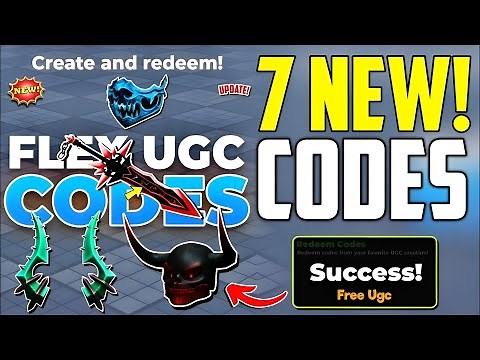 ⚠️ACTIVE!💥[CODE]⚠️ FLEX UGC CODES IN 2025 - ROBLOX FLEX UGC CODES 2025 - FLEX UGC CODES - FREE UGC