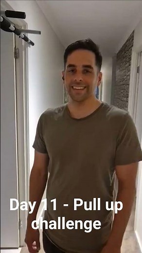 Day 11 pullup challenge! A bit shaky today. 0 to 5.