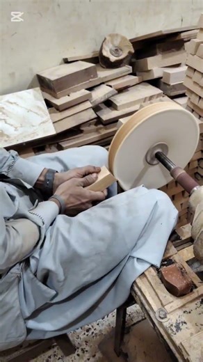 wood pes polish with buff machine best technique