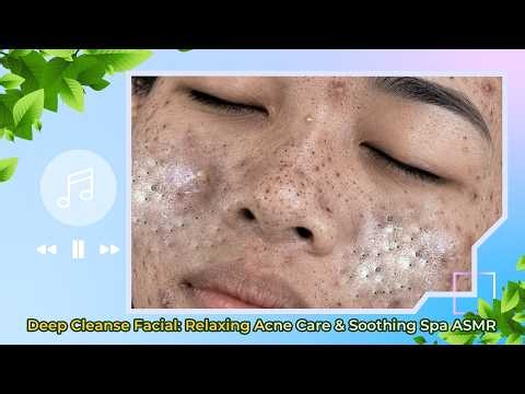 ASMR Deep Cleanse: Relaxing Facial Routine for Clear Skin #blackheadsremoval