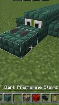 Minecraft How to build a Crocodile