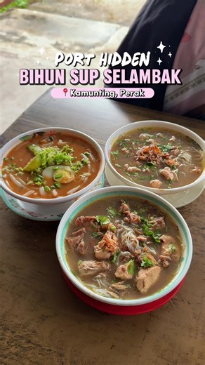 Shhh jangan bagitau port hidden ni 🤪 📍Kedai Kak Pah 1, Lorong Kamunting Bakti 7/15, Taman Kamunting Bakti, 34600 Kamunting, Perak ❌ Tutup Sabtu & Ahad ⏰ 10:50am - 6:30pm #bihunsup #bihunsuptaiping #laksataiping #kamuntingfoodie #makantaiping
