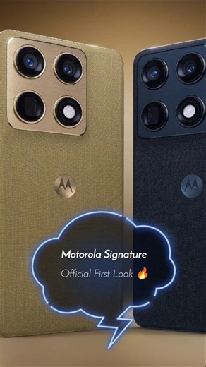 Motorola Signature Series - Official First Look & Specs | 7 Years Software Update #shorts #moto