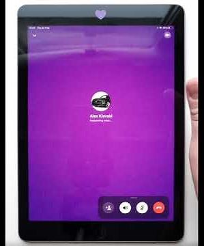 Facebook Messenger Incoming Call on iPad
