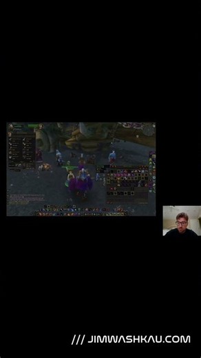 Flying through the Refugee Caravan in World of Warcraft!