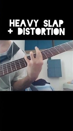 Distorted slap BASS #bass #funkrock #funkmetal #heavybass #slapbass