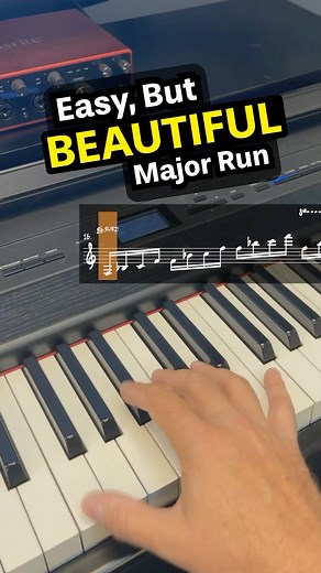 Jonny May on Instagram: "An easy run you can learn in 2 minutes!  #piano #pianotip #pianolesson #easypiano #pianoimprov #pianosolo #pianowithjonny"