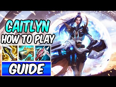 HOW TO PLAY CAITLYN ADC | Best Build & Runes | Diamond Player Guide | League of Legends | S14