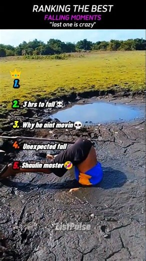 Ranking The Top 5 Funniest People Falling Moments! 😂🔥 #shorts