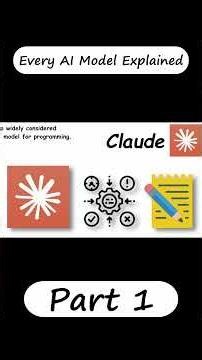 Every AI Model Explained - In 6 Minutes (Part 1) #Ai #tech #technology #chatgpt #claude #Gemini