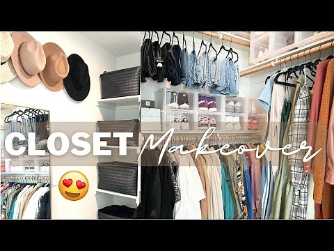 I ORGANIZED MY CLOSET LIKE THE HOME EDIT!! Closet Organization Makeover| Mia A. Brumfield