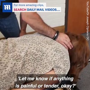 This woman was brought to tears during her first chiropractic session! 😱 | Daily Mail Video