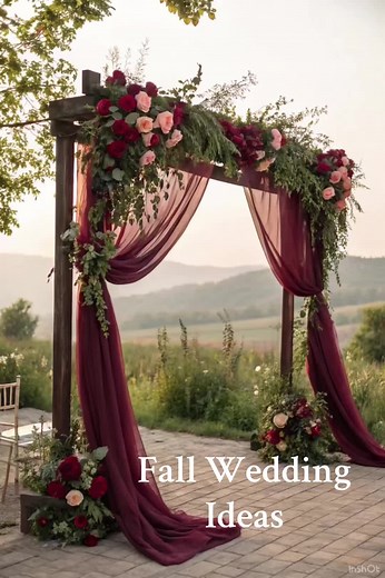 Burgundy Fall Wedding Ideas for 2025 Brides
