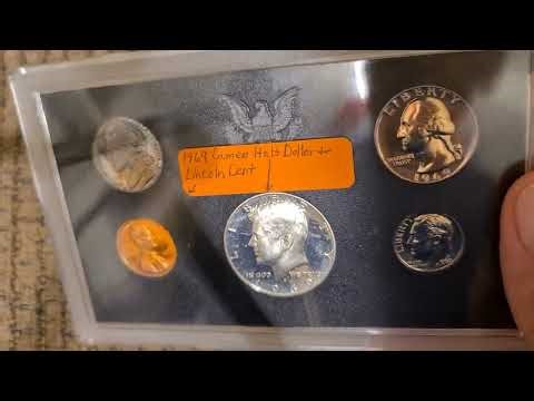 1969s Proof Set Cameo Coins