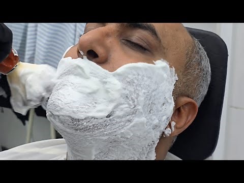 ASMR .Professional Beard Shaving Tutorial | Clean & Smooth Grooming