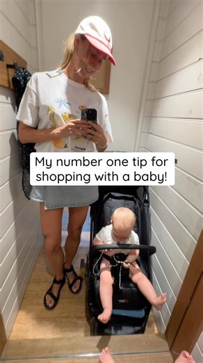 The stroller that made shopping with a baby 10x easier 🙌🏼