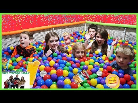 Mystery Ball Pit Food Surprise Challenge / That YouTub3 Family