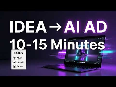 From Idea to AI Ad in 15 Minutes - Practical Workflow