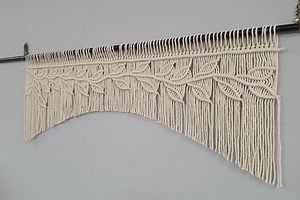 Macrame Arched Valances for Window Custom Curtains Special Made Valance - Etsy