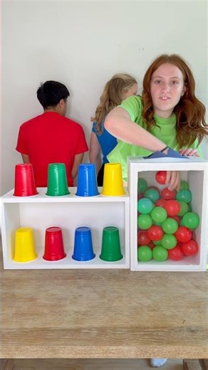 First to Match the Colors Wins! #challenge #shorts