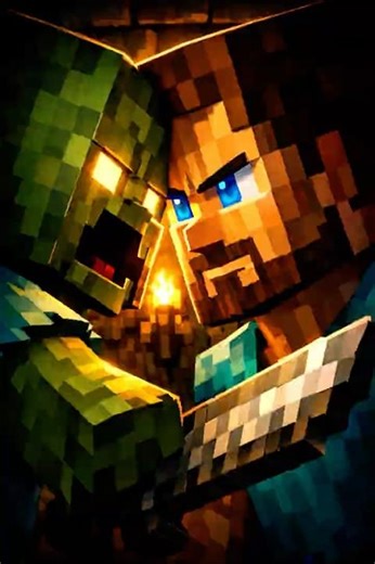 ONE FINAL STRIKE #minecraft #minecraftshorts #steve #shortvideo #shorts #minecraftcinematic