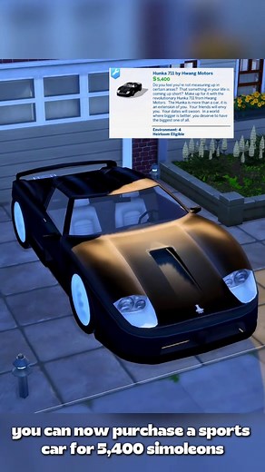 Sims 4 Functional Cars Mod: Drive in the Game!