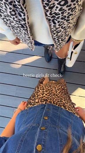 fit check with the bestie: leopard edition 🐆🤎 new leopard styles have arrived on site!! | Pink Lily