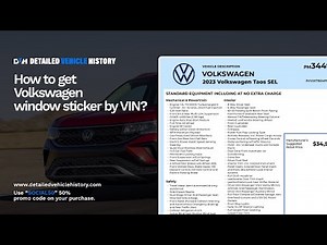 UNLOCKING VOLKSWAGEN SECRET | Volkswagen Window Sticker by VIN | MSRP, Features, Safety & More!