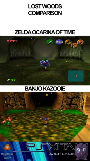 seohainemodz on Instagram: "zelda ocarina of time x banjo kazooie lost woods comparison #fblifestyle #seohaine #seohainemods #romhack #romhacks"